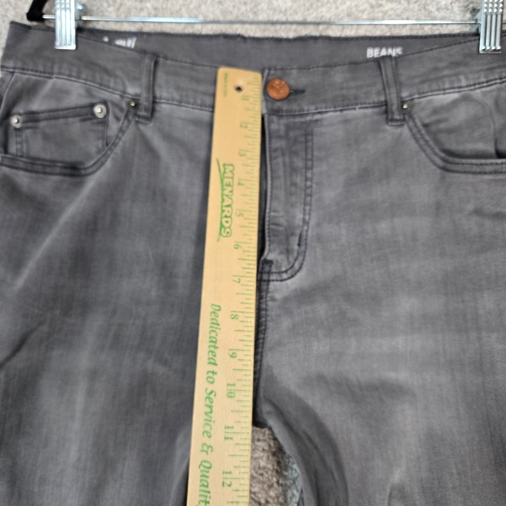 Mugsy Jeans Beans Gray Stretch Slim Straight Denim Pants 35x32 (fit 34x31) - Picture 7 of 11